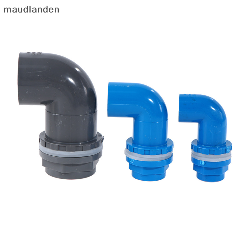 Ma ID 20 ถึง 50 มม. L ประเภท PVC ท่อตัวเชื่อมต่อปลาท่อระบายน้ําข้อต่อชลประทานหลอด TH