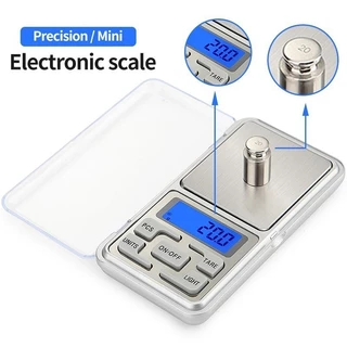 ตาชั่งดิจิตอล 0.01 กรัม เครื่องชั่งดิจิตอล0.1g-500g กิโลดิจิตอล มี5 ปุ่มกด pcs ,tare ,unit ,light ,on/off