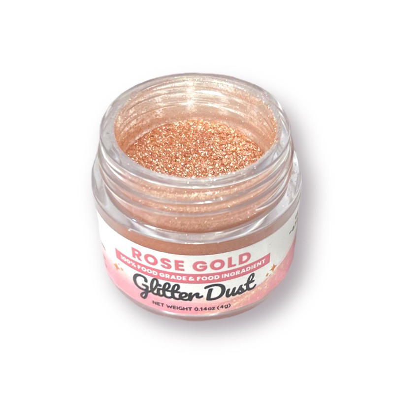 Rose Gold | Edible Glitter for Drinks & Food – กลิตเตอร์ สีโรสโกลด์ ราคา ถูกที่สุด ดีลบีเคเค แกลเลอรีภาพที่ 6