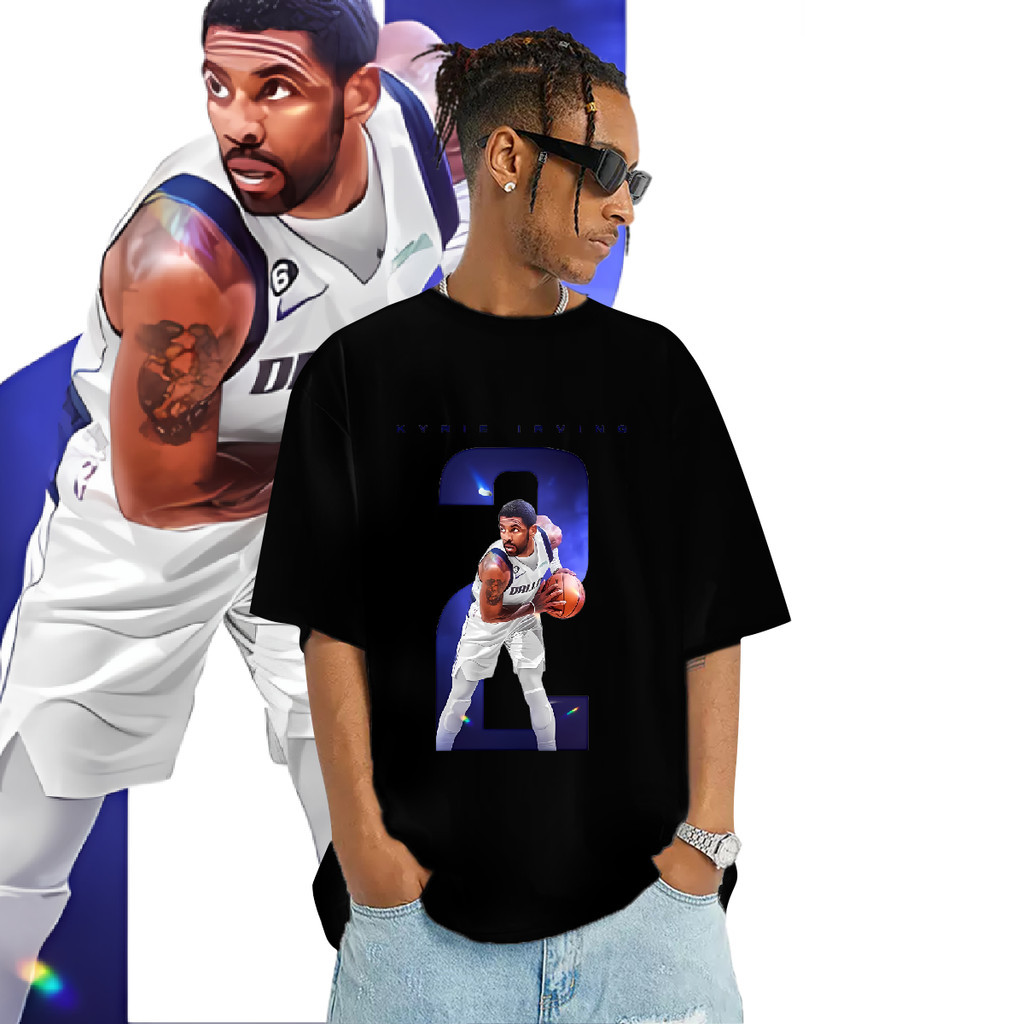 Kyrie Irving Uncle Drew บาสเกตบอล กีฬา NBA ระบายอากาศได้ แขนสั้น