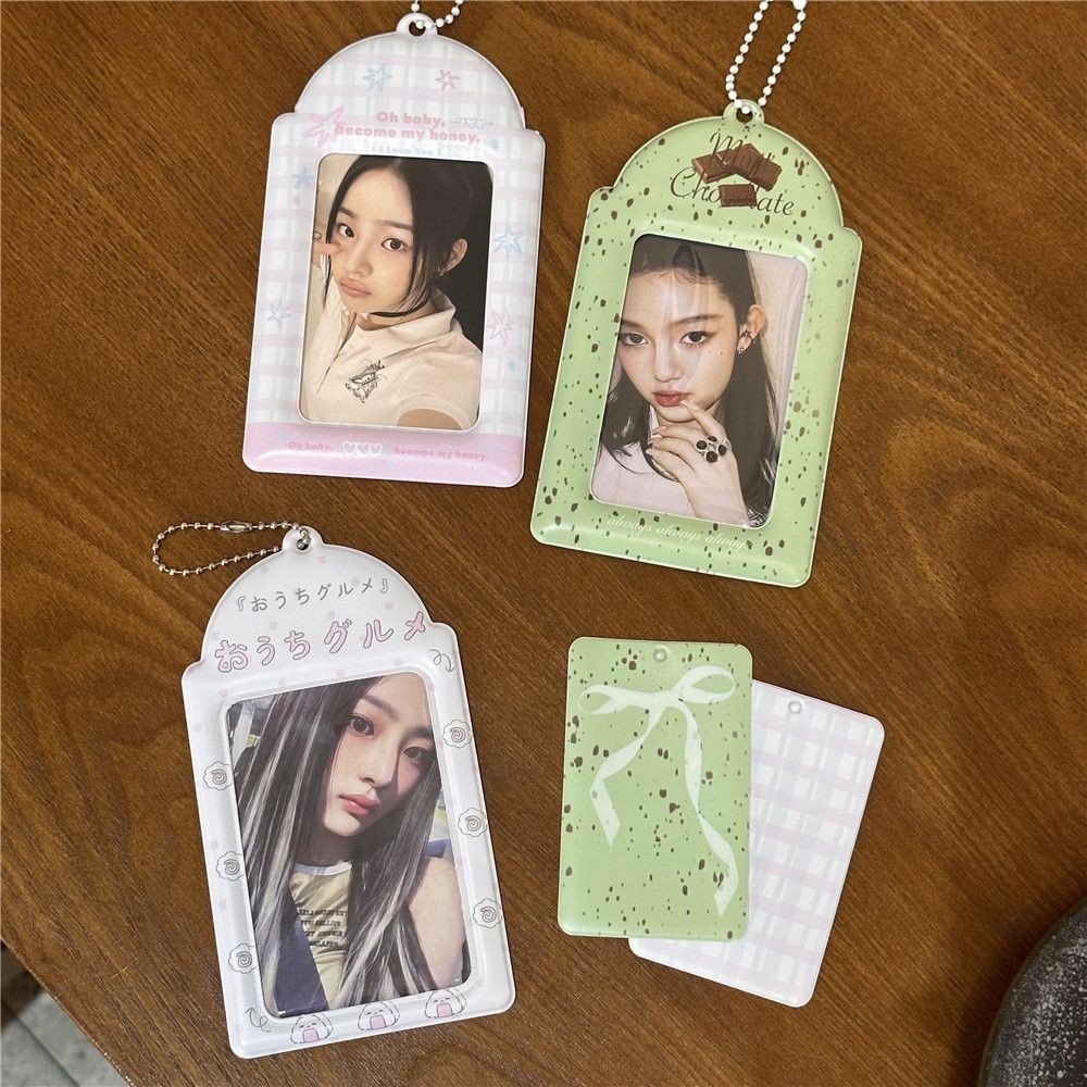 Pvc Mint สีเขียวสาว 10 ซม.พีวีซีนักเรียนผู ้ ถือบัตร Aidou Photocard Campus การ ์ ดรถบัสเก ็ บจี ้