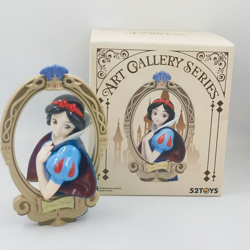 ของแท้ Disney Princess Art ภาพ Series กล่องตาบอด Fairy Tale แฟชั่นเล่นเด็กของขวัญคอลเลกชันโรงรถชุดเครื่องประดับ
