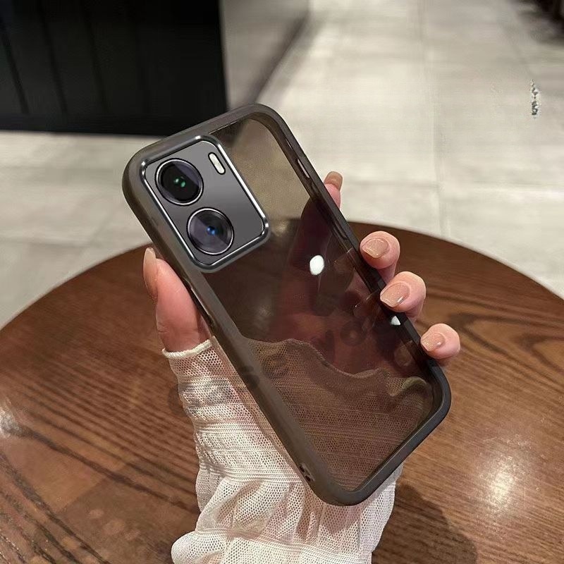 เคสโทรศัพท์ iQOO Z7X 5G สําหรับ iQOO Z7X Z7 5G Soft Clear Cover ปลอกป้องกันกล้องโปร่งใสกันกระแทกเคสโ