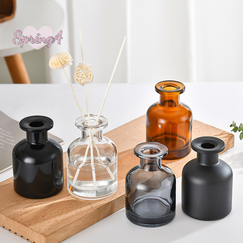 <Spring4> 1 ชิ้น 50ml Home Fragrance Diffuser ขวดของขวัญแก้วคอนเทนเนอร์ Reed Diffuser ขวด Oil Diffusers Sticks Nice