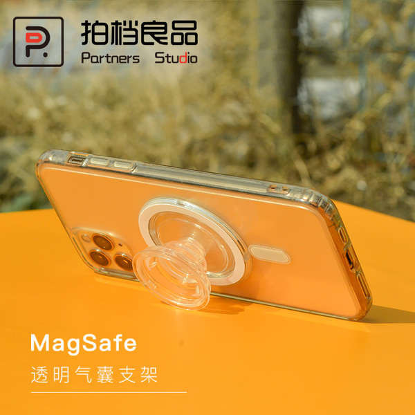 griptok griptok magsafe เหมาะสําหรับที่ยึดถุงลมนิรภัยแม่เหล็ก iPhone14, หัวเข็มขัดแหวน MagSafe ของ iPhone, ที่นั่งละครเดสก์ท็อปขี้เกียจ