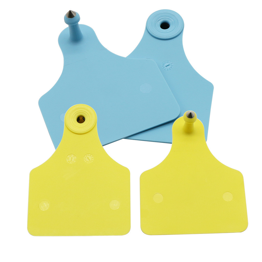 แท็กหูวัว ทีพียู เปล่าสองด้าน ไม่มีคํา วัวหมูป้ายหูม้าฟาร์มการระบุสัตว์