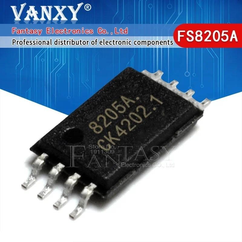 10pcs FS8205A TSSOP-8 FS8205 CEG8205A CEG8205 TSSOP 8205 8205A DW01 DW01A SOT23-6 อิเล็กทรอนิกส์ส่วน