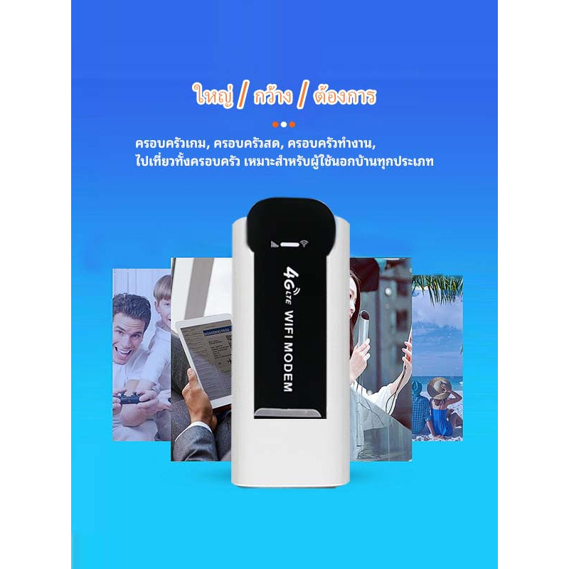 4G LTE USB Modem Wifi Hotspot pocket wifi ตัวปล่อยสัญญาณไวไฟฮอตสปอต Pocket Wifi Aircard Wifi Modem 4