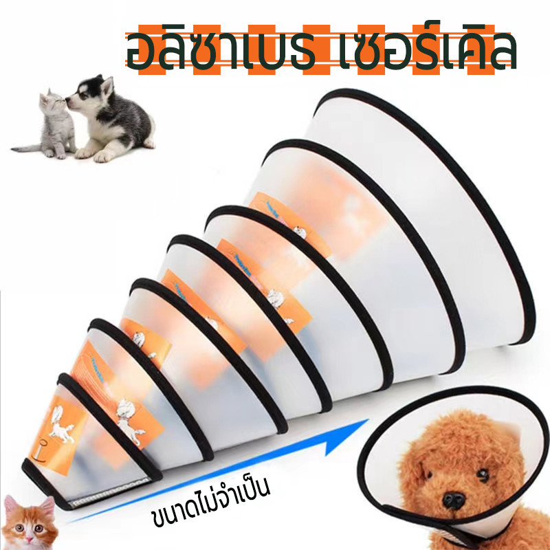 ปลอกคอกันเลีย สัตว์เลี้ยง คอลล่าสุนัข คอลล่าแมว ลำโพงหมา คอลล่าหมา ปลอกคอกันเลียสุนัข ปลอกคอกันสัตว์เลี้ยงเลียแผล🐱