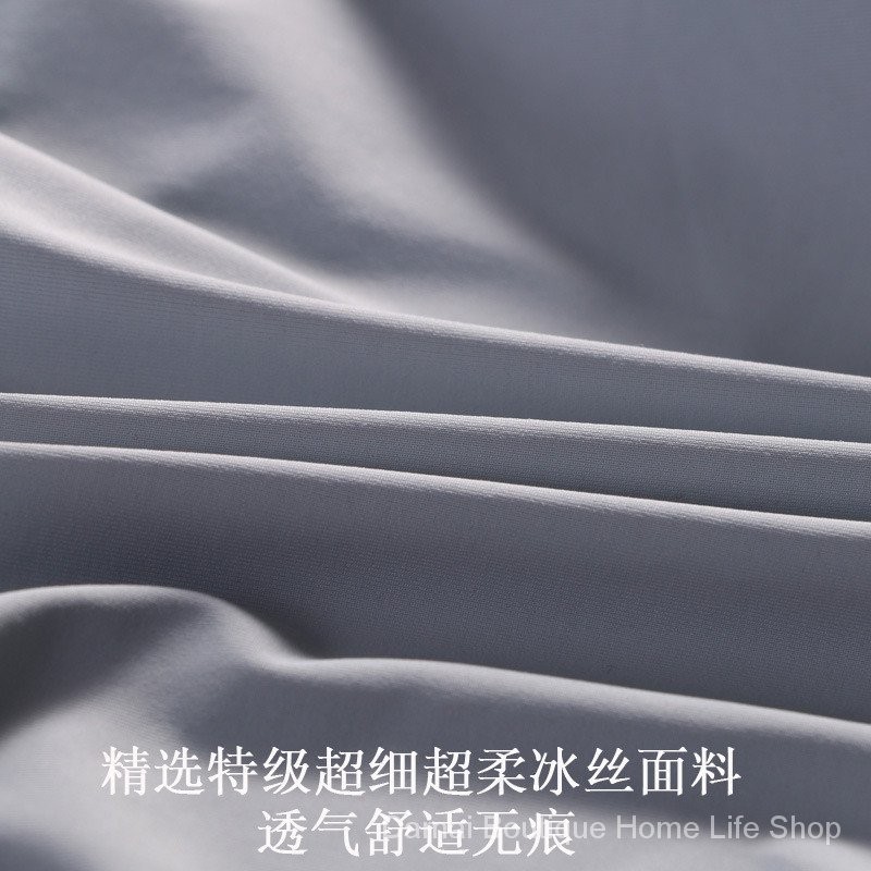 ใหม่ชุดชั้นในชายผ้าไหมน้ําแข็งกางเกงเย็นผู้ชายบางเล็กน้อยโปร่งใสไม่มีรอยต่อ U-Convex ต่ําเอวเซ็กซี่ชุดชั้นในผู้ชาย Quick @