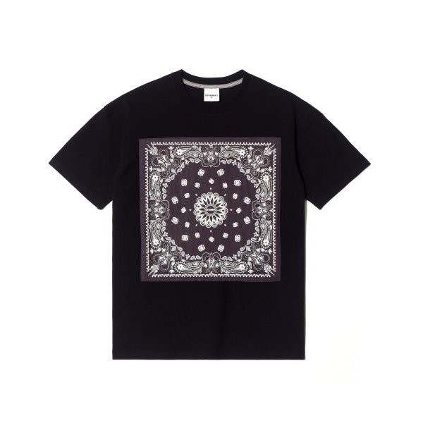 S-5XL ALAND เสื้อ QT8 LS PAISLEY BANDANA TEE