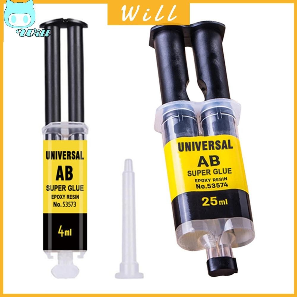 [ Will ]Universal AB Super Glue กาวอีพ ็ อกซี ่ เรซิ ่ น กาวติดแน ่ น กาวซ ่ อม
