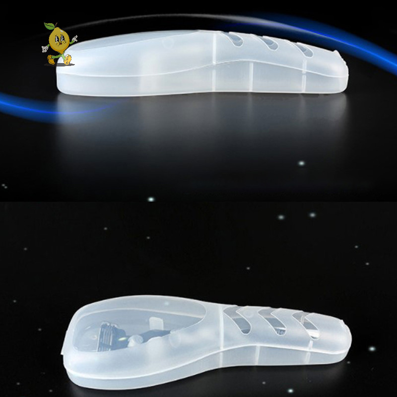 [mozh ] กล ่ องเก ็ บเครื ่ องโกนหนวดผู ้ ชาย ที ่ ใส ่ พลาสติกใส เคสมีดโกน [TH ]