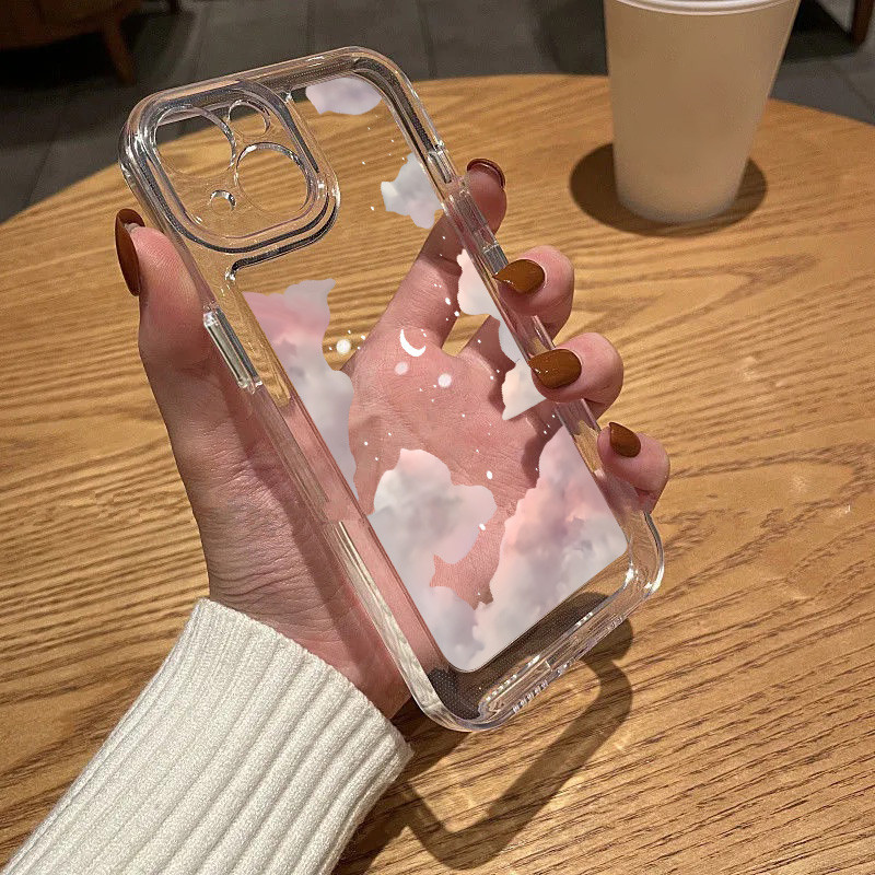 Space Case for Samsung A07 A17 A06 A16 A55 S25 A54 A15 A05 A05S A34 A24 A22 A23 A14 A35 A53 A12 A32 Clear กันกระแทก