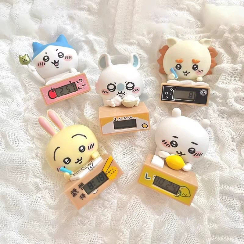 ตุ๊กตากาชาปองสัตว์น่ารักสไตล์ญี่ปุ่น ไม่มีหน้าปัดนาฬิกา หมี กระต่าย แมว ตกแต่งโต๊ะ ของสะสม