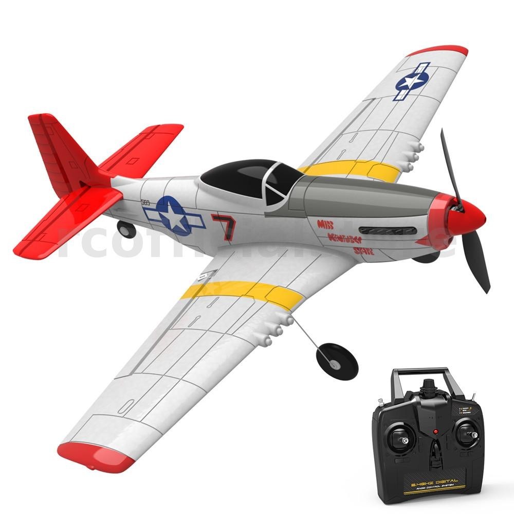 Eachine Mini Mustang P-51D 761-5 EPP 400mm Wingspan 2.4G 6 แกน Gyro RC เครื่องบินเทรนเนอร์ปีกคงที่ R