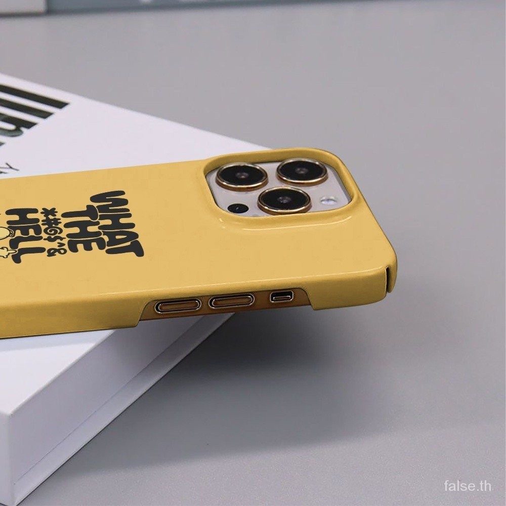 Huang Simpson รูปแบบป้องกันกรณีเหมาะสําหรับ iPhone 15 12 14ProMax 13Pro 14Pro 11Pro 14 11 14Plus XS Matte เคสโทรศัพท์ 7/8Plus ซิลิโคนกันกระแทก Hard Case XR 8Plus Fallproof 13ProMax