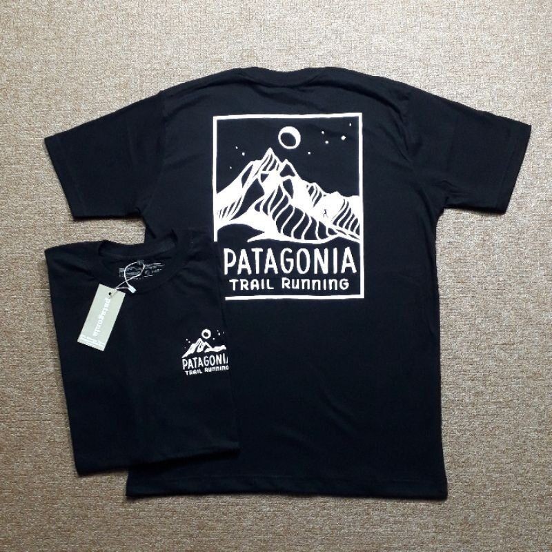 Patagonia เสื ้ อยืด 2024 ฤดูร ้ อนสไตล ์ ใหม ่ ระบายอากาศได ้ สบายคอกลมแขนสั ้ นผู ้ ชาย