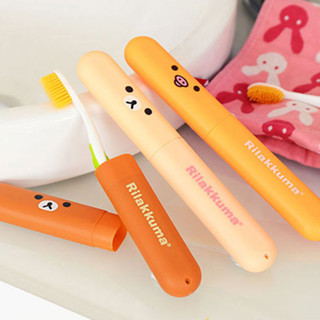 กล่องเก็บแปรงสีฟัน พิมพ์ลายหมี แบบพกพา 1 ชิ้น #W-0016