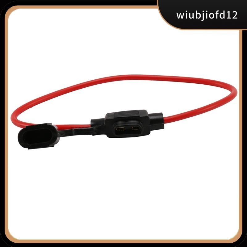 【 สต ็ อกใหม ่ 】 14AWG Wire In-line Car Automotive Mini Blade Fuse Holder Fuseholder 20A