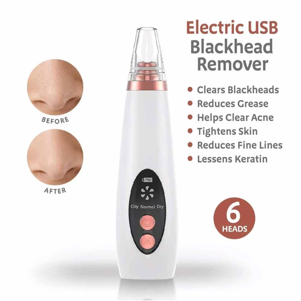 USB Blackhead Remover Vacuum Face Pore Vacuum Skin Care Acne Pore Cleaner Pimple Removal Vacuum Suction Facial Tools