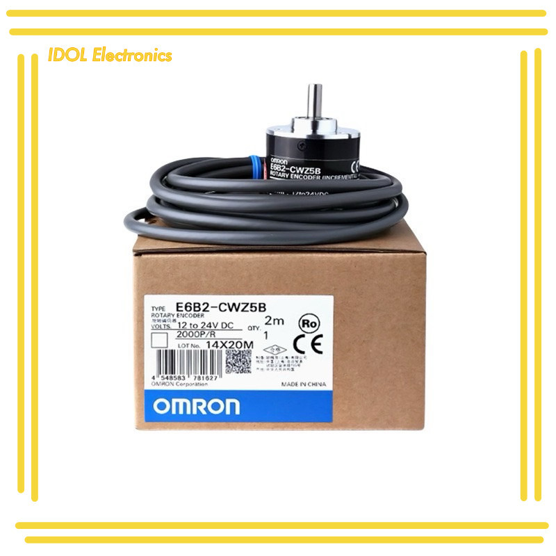 พร้อมส่ง encoder omron  E6B2-CWZ6C 100p/r 200p/r 360p/r 600p/r 1000P/R 2000pr ของแท้ของใหม่!! ออกบิล