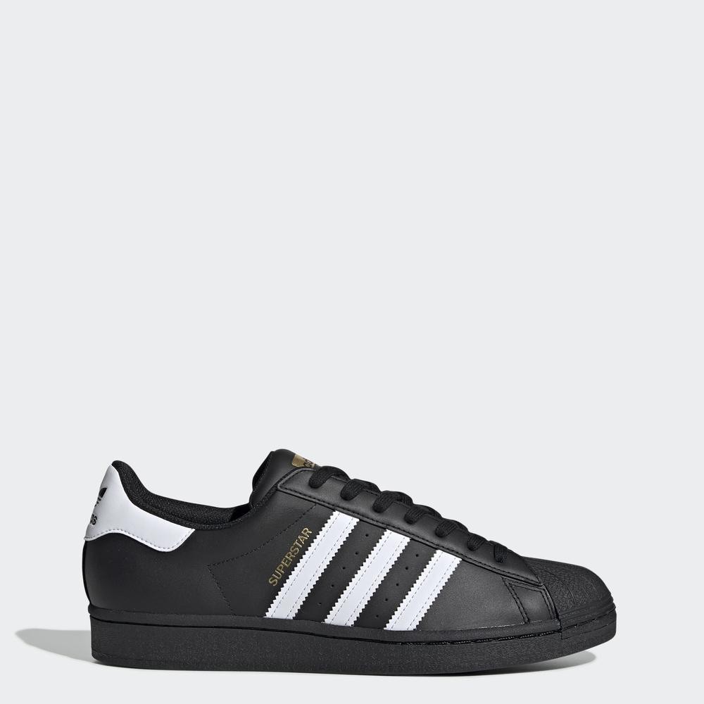 Ad ORIGINALS Superstar Adidas Superstar Men รองเท้าวิ่งผู้ชายสีขาวรองเท้าผ้าใบผู้ชายและผู้หญิงของแท้