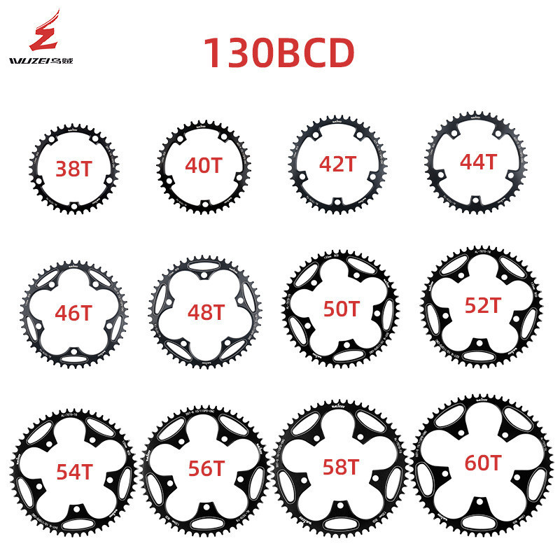 130bcd Road Bike Crankset Aluminium Ultra-Light Disc Disc 50T52T54T56T58T