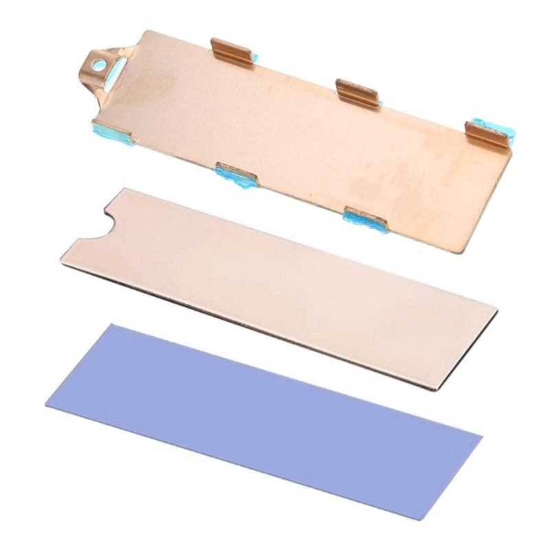 WIN Universal M 2 NVMe 2280 SSD ความร้อน 6 0w mk การนําไฟฟ้าความร้อนแผ่นทองแดงความเร็วความร้อนอ่างล้