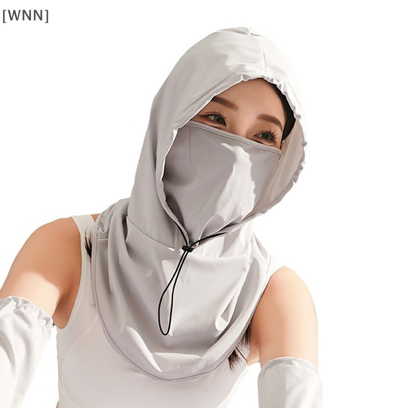 [WNN]คลังสินค้าพร้อม Cooling UV Protection Hood Breathable Full Head Mask Face Cover สําหรับผู้ชายผู้หญิงขี่จักรยานรถจักรยานยนต์ตกปลา TH