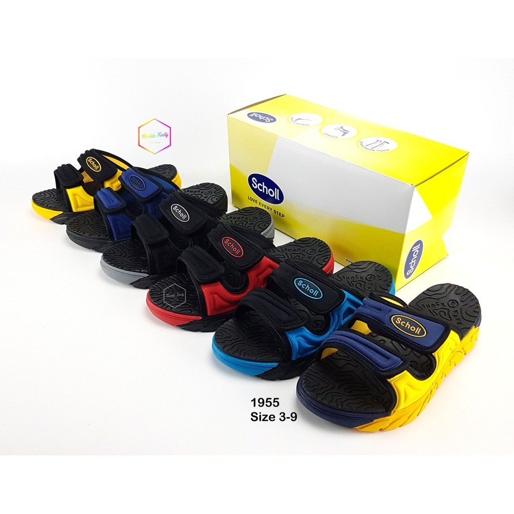 Scholl Cyclone 1u-1955 รองเท้าแตะสกอลล์ รองเท้าแตะ ชายและหญิง