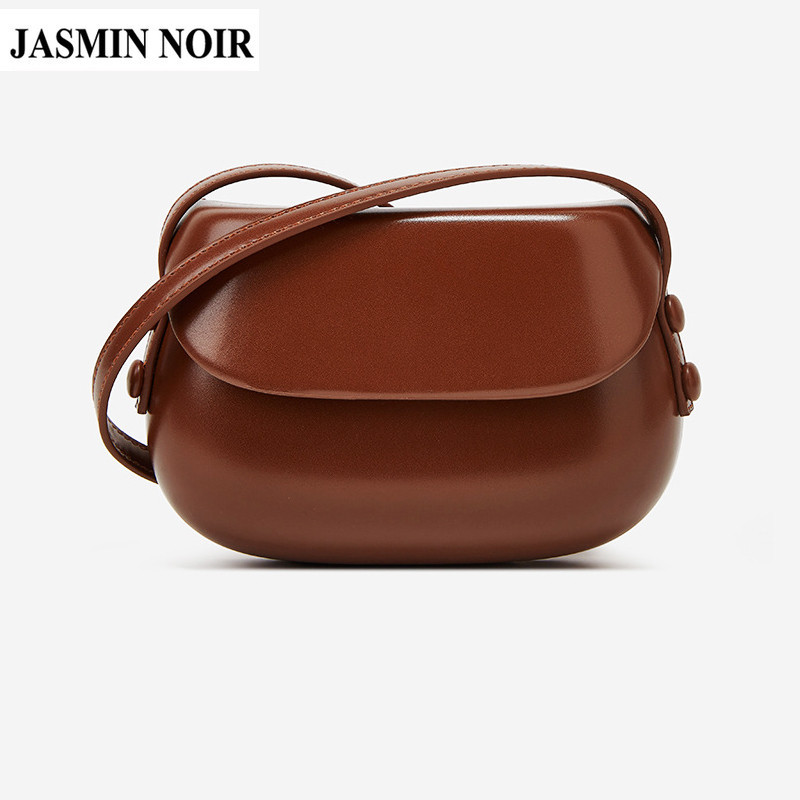 Jasmin NOIR Women Brand PU Leather Crossbody Bag Casual Small Saddle