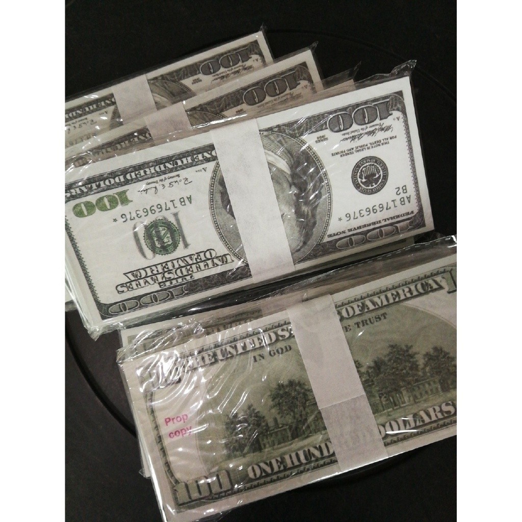 100/200/500 ชิ้นเครื่องพิมพ์เงิน,เก่า 100 Dollar Bills Prop Copy Money, คุณภาพระดับพรีเมียม Play Mon