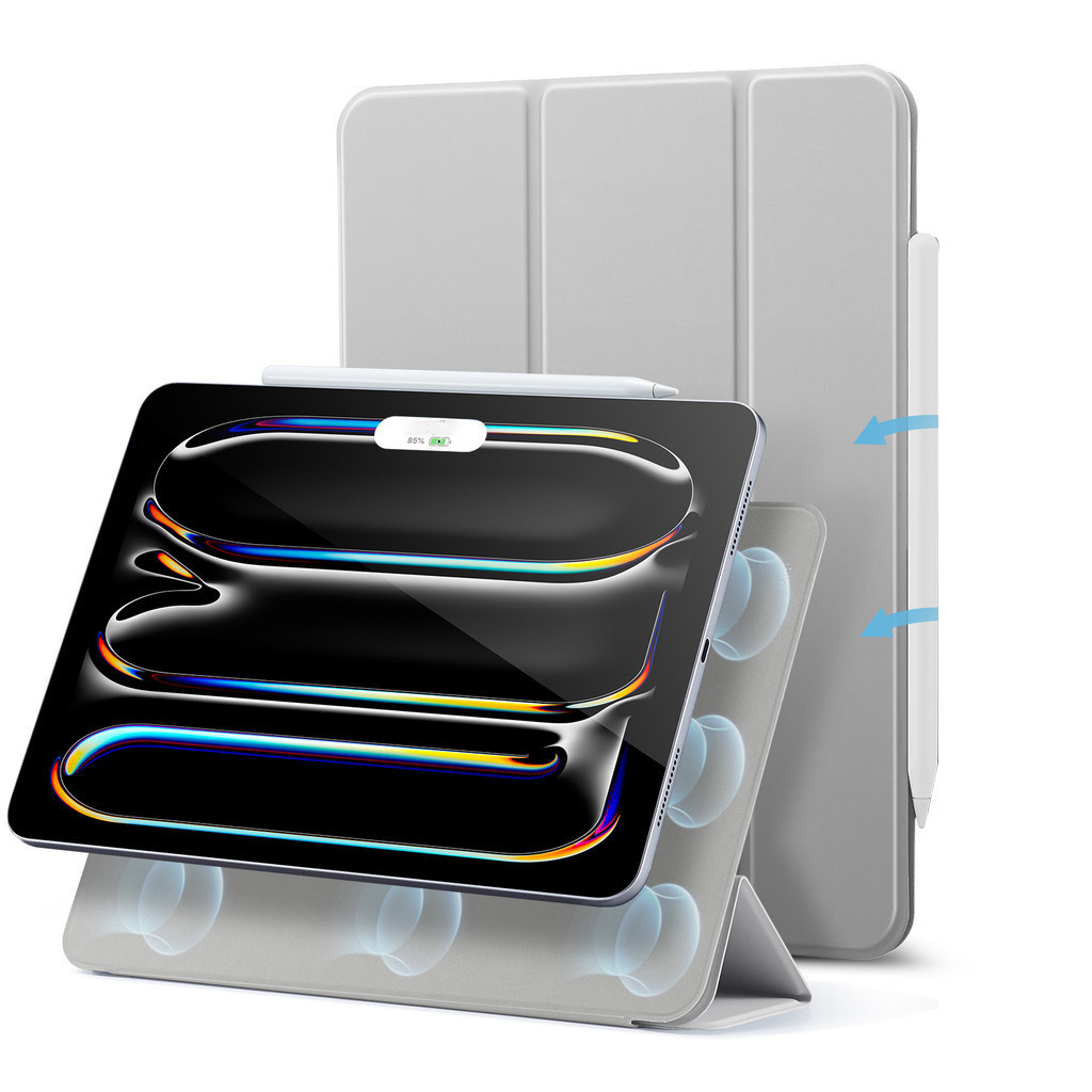 isolate สําหรับ for iPad Pro 11 นิ ้ ว 2024 Air 6th Gen air6 A2899 Magnetic Smart Case Trifold Stand