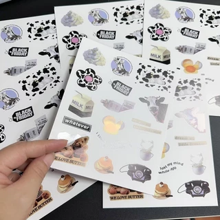 สติกเกอร์ PVC ลายวัตถุ สไตล์เรโทร สําหรับตกแต่งสมุดภาพ อัลบั้มรูปภาพ แล็ปท็อป กระเป๋าเดินทาง สมุดภาพ DIY ..
