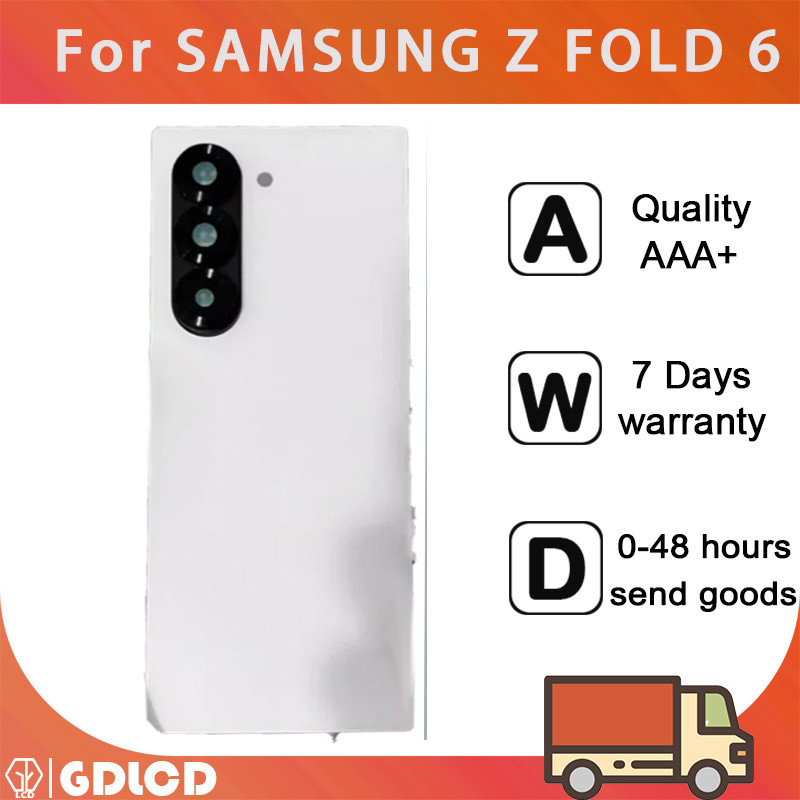 สําหรับ Samsung Galaxy Z fold6 SM F9560 f956 f956b DS ฝาครอบแบตเตอรี่ด้านหลังประตูกรณี zfold6
