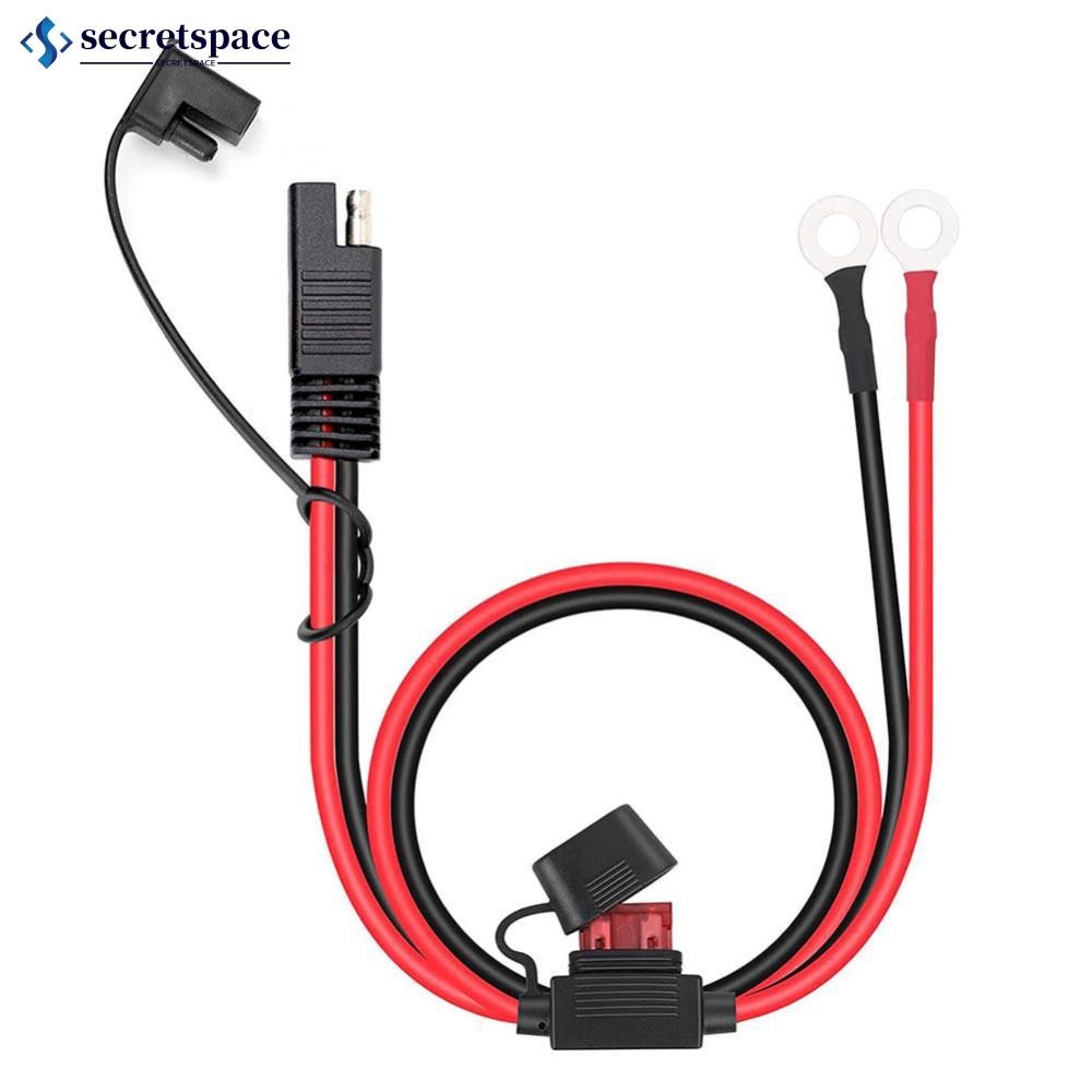 Secretspace รถจักรยานยนต์ Quick Release SAE สายฟิวส์ O Connector เครื่องชาร์จแบตเตอรี่อะแดปเตอร์สายไฟ 16AWG Terminal C8I1