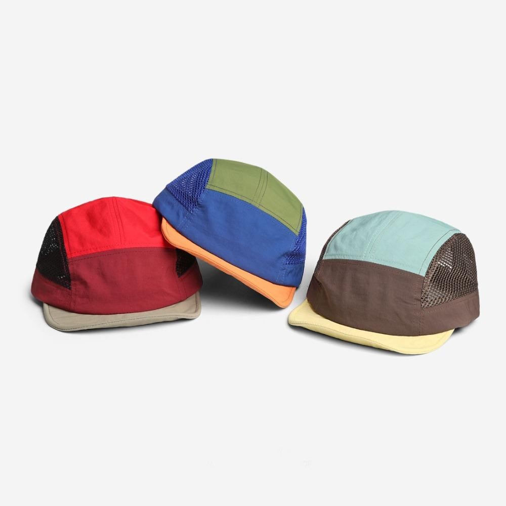 Bandolera Sun Visor Cap, 5 แผง Retro ตาข่ายเบสบอลหมวก,อเนกประสงค์ Breathable ปรับ Quick Drying หมวกป้องกันรังสียูวี
