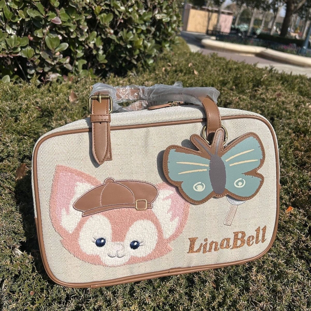 Lina Belle Tote Bag Shanghai Disney Rose Big Face Bag
