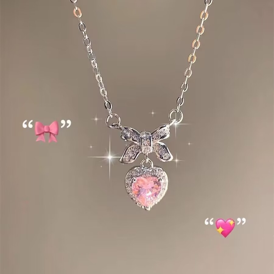 สร้อยคอโบว์สุดน่ารัก พร้อมส่ง