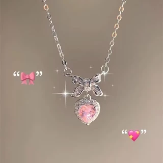 สร้อยคอโบว์สุดน่ารัก พร้อมส่ง