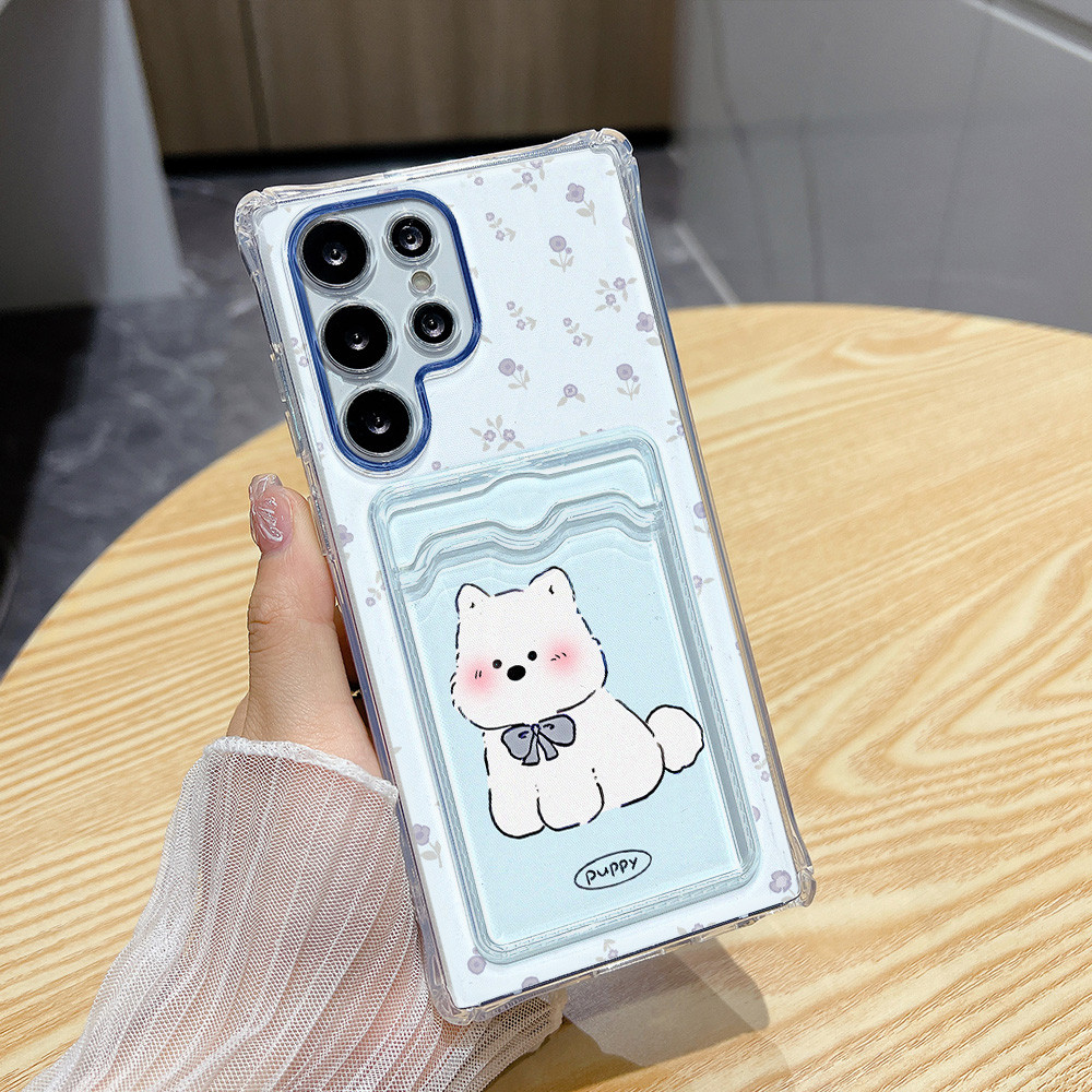 Card Holder เคส For Samsung A56 5G A36 A26 A16 A15 A06 A05 A05S A55 5G A12 A54 A34 A35 A52s A25 A22 A23 A53 A14 A13 A73 - ภาพย่อย 4