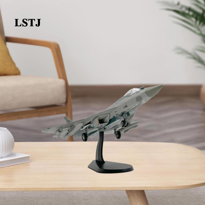[Lstjj] Su-57 Fighter Jet Diecast Model, 1/72 Scale, เครื่องบินโลหะผสมโลหะสําหรับนักสะสม