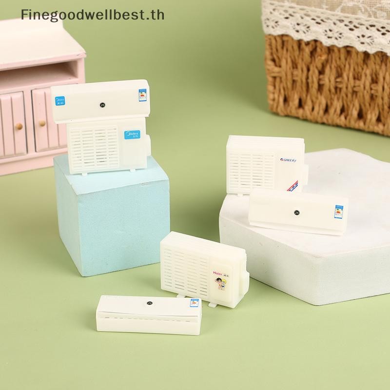 Fbth 1/12 โมเดลเครื่องปรับอากาศบ้านตุ๊กตา – อุปกรณ์เสริมเฟอร์นิเจอร์บ้านตุ๊กตา HOT