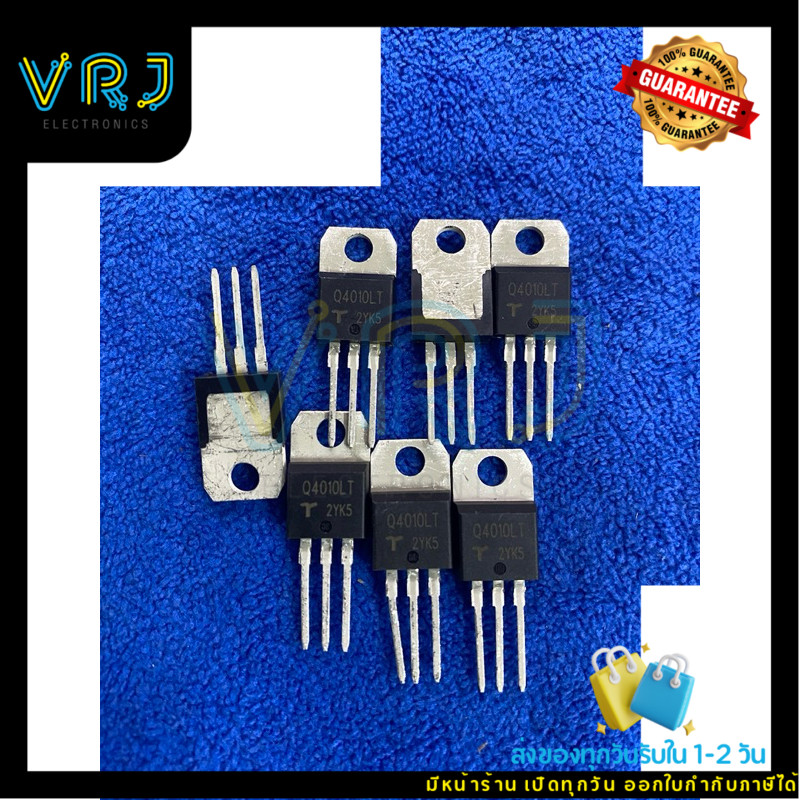 Q4010LT แท้Triacs 10A400V TO220มีพร้อมส่งในไทย