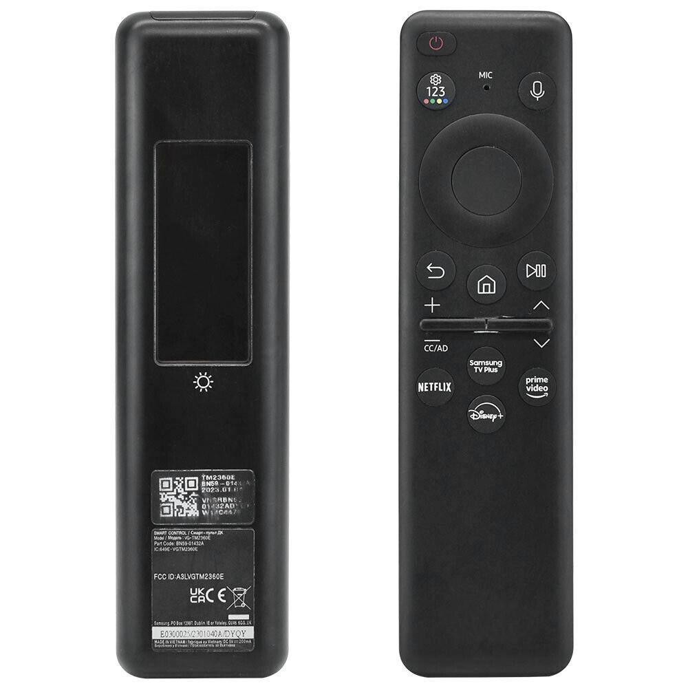 เปลี่ยน SAM..SUNGNew BN5901432A TM2360E Solar Cell Voice Remote สําหรับ 2023 TV Q70C QN800C