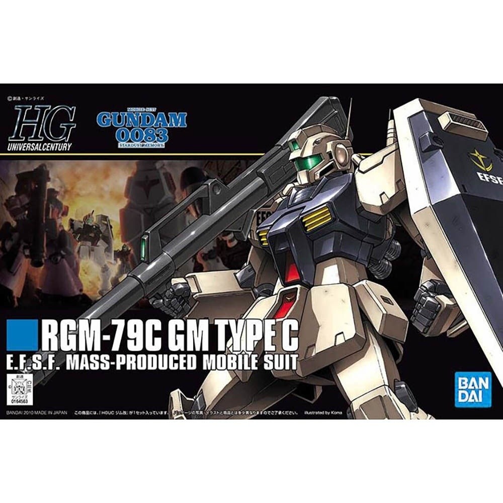 Bandai โมเดล HGUC 113 1/144 RGM-79C Jim to C TYPE-C 59163