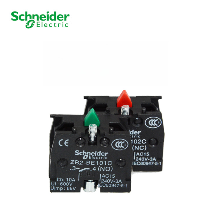 ปุ่มเสริม Schneider push switch Contact ZB2-BE101C-BE102C ZB2BZ101C ZB2BZ102C ZB2BZ103C เปิดปกติปิด 