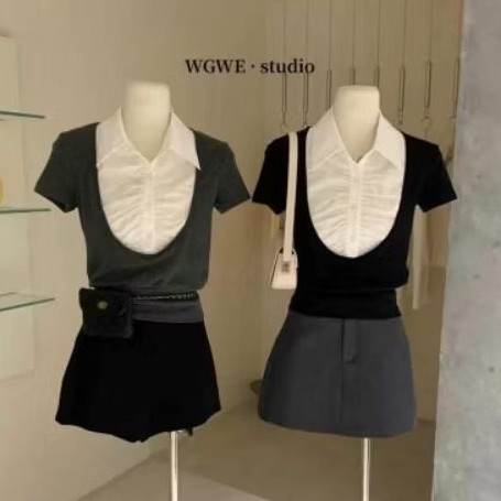 QC SSU เสื้อยืดคอปกและเสื้อ