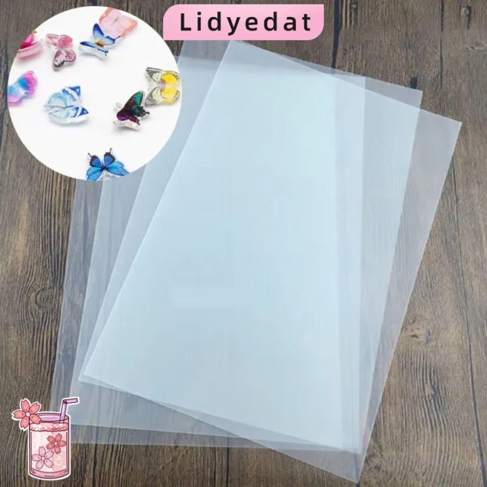 Lidyedat165 10 ชิ้นหดแผ่นพลาสติก,สนุกโปร่งแสงความร้อนฟิล์มหด,DIY Shrink Art กระดาษฟิล์มสําหรับอุปกรณ์ทําด้วยมือทํา Party Deco
